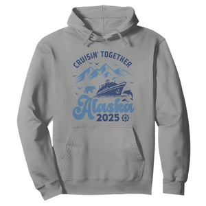 Alaska Cruise Hoodie Cruisin Together Matching Family Cruise 2025 TS10 Sport Gray Print Your Wear