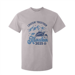 Alaska Cruise T Shirt For Kid Cruisin Together Matching Family Cruise 2025 TS10 Ice Gray Print Your Wear