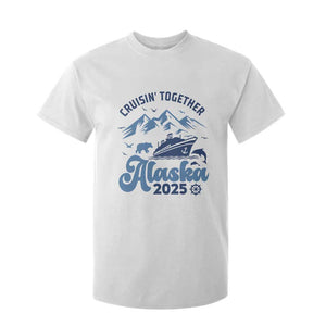 Alaska Cruise T Shirt For Kid Cruisin Together Matching Family Cruise 2025 TS10 White Print Your Wear