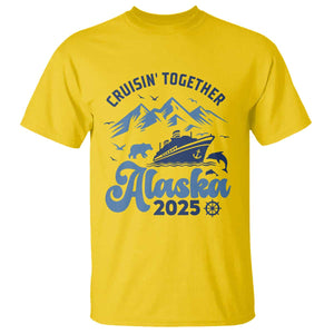 Alaska Cruise T Shirt Cruisin Together Matching Family Cruise 2025 TS10 Daisy Print Your Wear