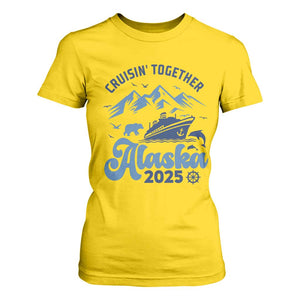 Alaska Cruise T Shirt For Women Cruisin Together Matching Family Cruise 2025 TS10 Daisy Print Your Wear