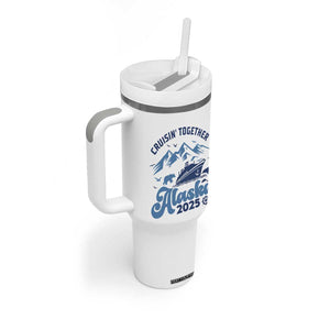 Alaska Cruise Tumbler With Handle Cruisin Together Matching Family Cruise 2025 TS10 Print Your Wear