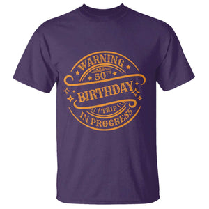 50th Birthday Trip T Shirt Retro Funny Milestone Vacation TS10 Purple Print Your Wear