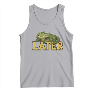 See You Later Alligator Tank Top Funny Teacher Meme Viral Quote TS10 Athletic Heather Print Your Wear