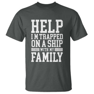 Funny Family Cruise T Shirt Vacation Trip Matching Cruise Ship TS10 Dark Heather Print Your Wear