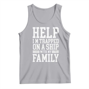 Funny Family Cruise Tank Top Vacation Trip Matching Cruise Ship TS10 Athletic Heather Print Your Wear
