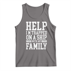 Funny Family Cruise Tank Top Vacation Trip Matching Cruise Ship TS10 Deep Heather Print Your Wear