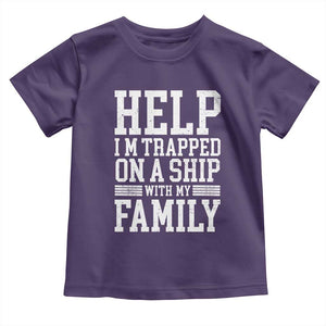 Funny Family Cruise Toddler T Shirt Vacation Trip Matching Cruise Ship TS10 Purple Print Your Wear