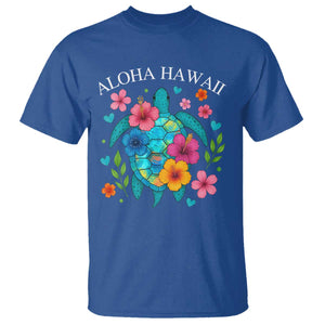 Aloha Hawaii T Shirt Sea Turtle Summer Hawaiian Island TS10 Royal Blue Print Your Wear