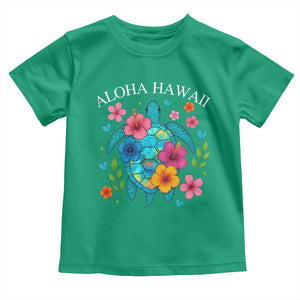 Aloha Hawaii Toddler T Shirt Sea Turtle Summer Hawaiian Island TS10 Irish Green Print Your Wear