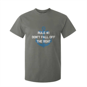 Funny Cruise T Shirt For Kid Rule #1 Dont Fall Off The Boat - Print Your Wear