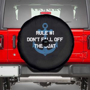 Funny Cruise Spare Tire Cover Rule #1 Dont Fall Off The Boat - Print Your Wear