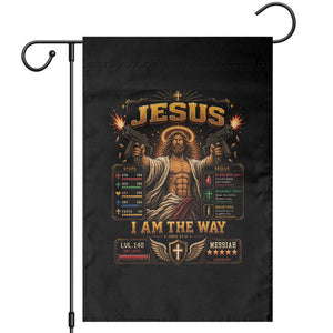 Jesus I Am the Way Character Stats RPG Books Garden Flag