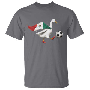Mexico Soccer Goose T Shirt Mexico Futbol Fan TS10 Charcoal Print Your Wear