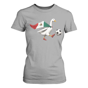 Mexico Soccer Goose T Shirt For Women Mexico Futbol Fan TS10 Sport Gray Print Your Wear