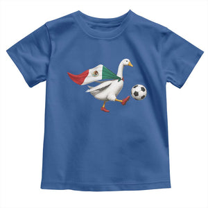 Mexico Soccer Goose Toddler T Shirt Mexico Futbol Fan TS10 Royal Blue Print Your Wear