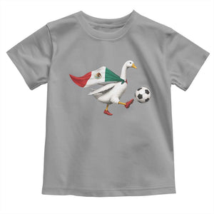 Mexico Soccer Goose Toddler T Shirt Mexico Futbol Fan TS10 Sport Gray Print Your Wear