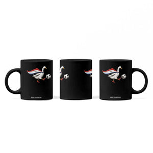 Funny Paraguay Soccer Coffee Mug Goose Wearing Paraguayan Flag Patriotic Football Fan Graphic TS10 Print Your Wear
