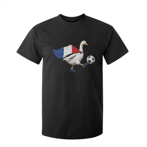 France Soccer Goose T Shirt For Kid French Flag Patriotic Football Fan Graphic TS10 Black Print Your Wear