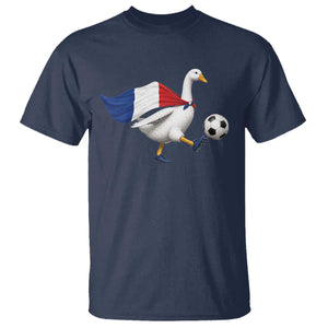 France Soccer Goose T Shirt French Flag Patriotic Football Fan Graphic TS10 Navy Print Your Wear
