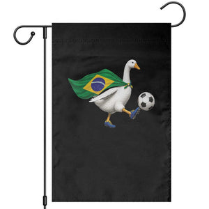 Brazil Soccer Goose Garden Flag Brazilian Flag Patriotic Football Fan Graphic TS10 Black Print Your Wear