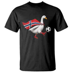 Norway Soccer Goose T Shirt Norwegian Flag Patriotic Football Fan Graphic TS10 Black Print Your Wear
