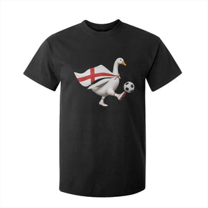 England Soccer Goose T Shirt For Kid Patriotic Football Fan Graphic England Flag TS10 Black Print Your Wear