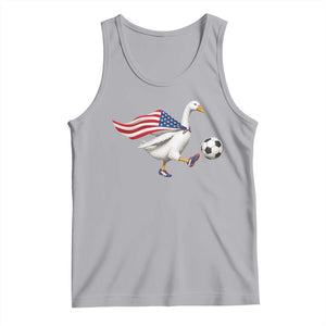 USA Soccer Goose Tank Top American Flag Patriotic Football Fan Graphic TS10 Athletic Heather Print Your Wear