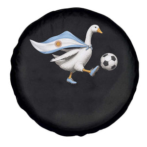 Argentina Soccer Goose Spare Tire Cover Argentine Flag Patriotic Football Fan Graphic TS10 Print Your Wear