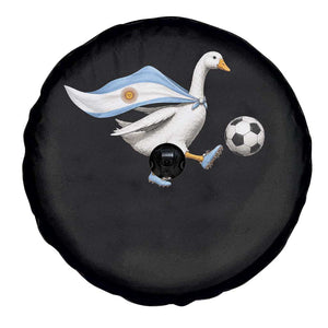 Argentina Soccer Goose Spare Tire Cover Argentine Flag Patriotic Football Fan Graphic TS10 Print Your Wear