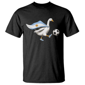 Argentina Soccer Goose T Shirt Argentine Flag Patriotic Football Fan Graphic TS10 Black Print Your Wear