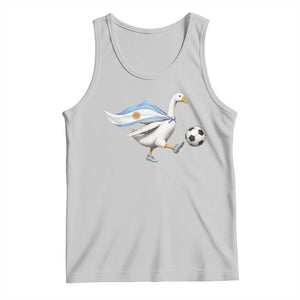 Argentina Soccer Goose Tank Top Argentine Flag Patriotic Football Fan Graphic TS10 Ash Print Your Wear