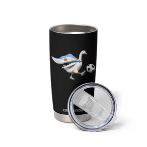 Argentina Soccer Goose Tumbler Cup Argentine Flag Patriotic Football Fan Graphic TS10 Print Your Wear