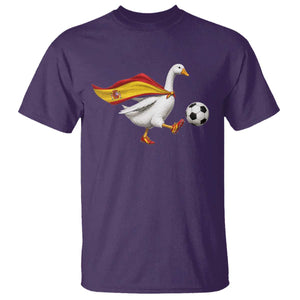 Spain Soccer Goose T Shirt Spanish Flag Patriotic Football Fan Graphic TS10 Print Your Wear