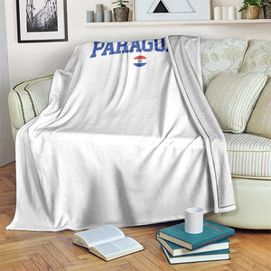 Paraguay Patriotic Flag Throw Blanket Soccer Fan Vintage Varsity Sports National Pride Graphic TS10 Print Your Wear