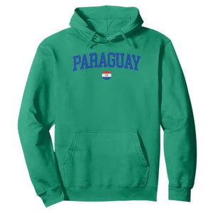 Paraguay Patriotic Flag Hoodie Soccer Fan Vintage Varsity Sports National Pride Graphic TS10 S Irish Green Print Your Wear