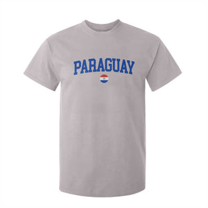 Paraguay Patriotic Flag T Shirt For Kid Soccer Fan Vintage Varsity Sports National Pride Graphic TS10 Ice Gray Print Your Wear