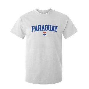 Paraguay Patriotic Flag T Shirt For Kid Soccer Fan Vintage Varsity Sports National Pride Graphic TS10 White Print Your Wear