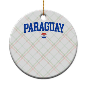 Paraguay Patriotic Flag Ceramic Ornament Soccer Fan Vintage Varsity Sports National Pride Graphic TS10 1pc Christmas Plaid Print Your Wear