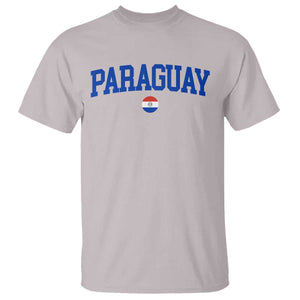 Paraguay Patriotic Flag T Shirt Soccer Fan Vintage Varsity Sports National Pride Graphic TS10 Ice Gray Print Your Wear