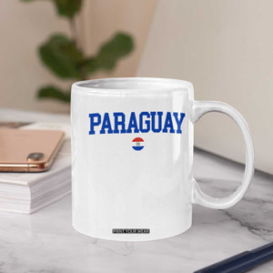 Paraguay Patriotic Flag Coffee Mug Soccer Fan Vintage Varsity Sports National Pride Graphic TS10 Print Your Wear