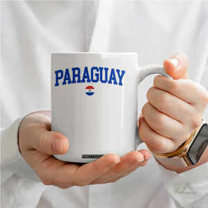 Paraguay Patriotic Flag Coffee Mug Soccer Fan Vintage Varsity Sports National Pride Graphic TS10 Print Your Wear