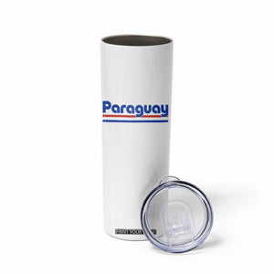 Vintage Paraguay Flag Skinny Tumbler Retro Stripe Patriotic Paraguayan Pride Graphic TS10 Print Your Wear
