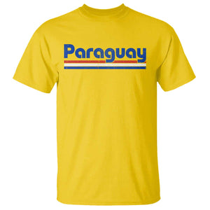 Vintage Paraguay Flag T Shirt Retro Stripe Patriotic Paraguayan Pride Graphic TS10 Daisy Print Your Wear