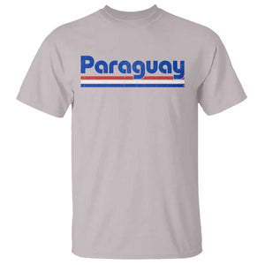 Vintage Paraguay Flag T Shirt Retro Stripe Patriotic Paraguayan Pride Graphic TS10 Ice Gray Print Your Wear