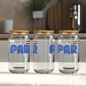 Vintage Paraguay Glass Can Retro Typography Patriotic Paraguayan Pride Flag Graphic TS10 Print Your Wear