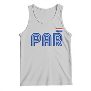 Vintage Paraguay Tank Top Retro Typography Patriotic Paraguayan Pride Flag Graphic TS10 Ash Print Your Wear