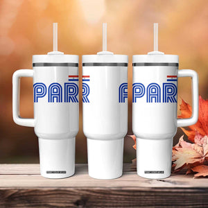Vintage Paraguay Tumbler With Handle Retro Typography Patriotic Paraguayan Pride Flag Graphic TS10 Print Your Wear