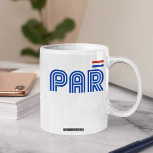 Vintage Paraguay Coffee Mug Retro Typography Patriotic Paraguayan Pride Flag Graphic TS10 Print Your Wear