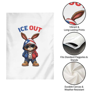 Cool Bunny Ice Out Garden Flag Puerto Rican Flag Hoodie Outfit Vibes Boricua TS10 Print Your Wear